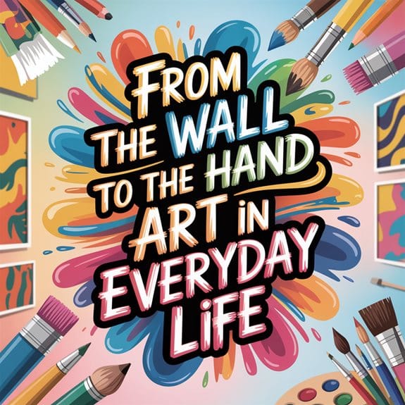 From the wall to the hand - art in everyday life art in daily life ku55c