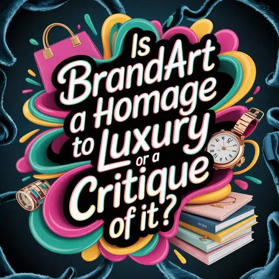 La marque Brandart est-elle un hommage au luxe ou une critique de celui-ci ? 1 « Brandart » est-il un hommage au luxe ou une critique de celui-ci ? admiration et critique entremêlées wl3ds