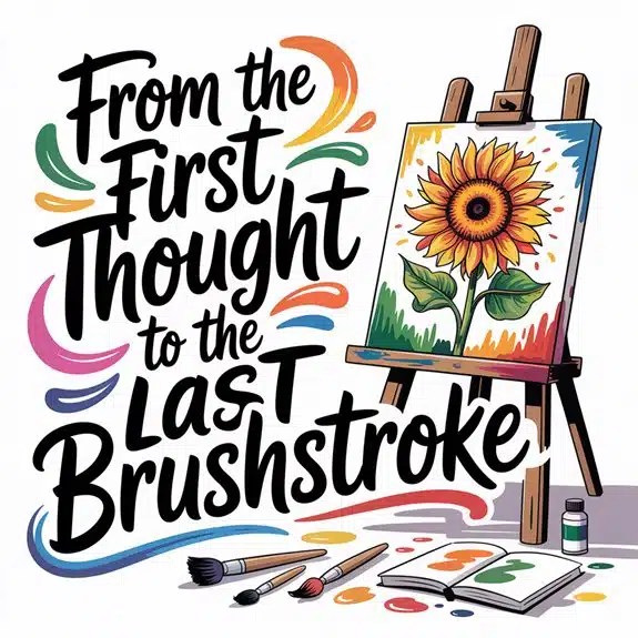 Vom ersten Gedanken bis zum letzten Pinselstrich 1 Vom ersten Gedanken bis zum letzten Pinselstrich from thought to signature 8yjld
